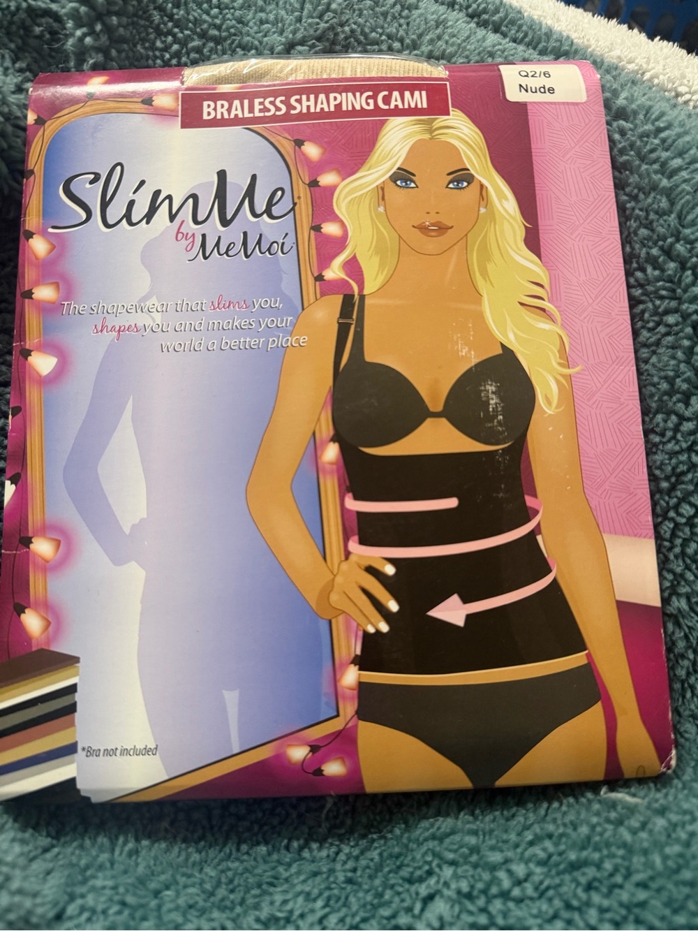 SlimMe by MeMoi Braless Shaping Cami - Nude